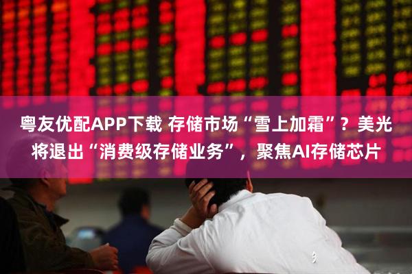 粤友优配APP下载 存储市场“雪上加霜”？美光将退出“消费级存储业务”，聚焦AI存储芯片