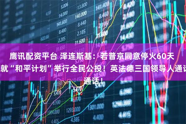 鹰讯配资平台 泽连斯基：若普京同意停火60天 将就“和平计划”举行全民公投！英法德三国领导人通话！